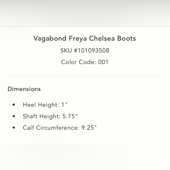 NWT Anthropologie Nordstrom Vagabond Freya Chelsea Boots 40/9-9.5 - Picture 5 of 5